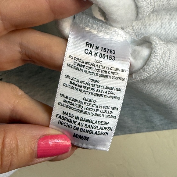 Champion Golden Knights NHL Women’s Crewneck Graphic Sweatshirt Medium Gray - Picture 3 of 9